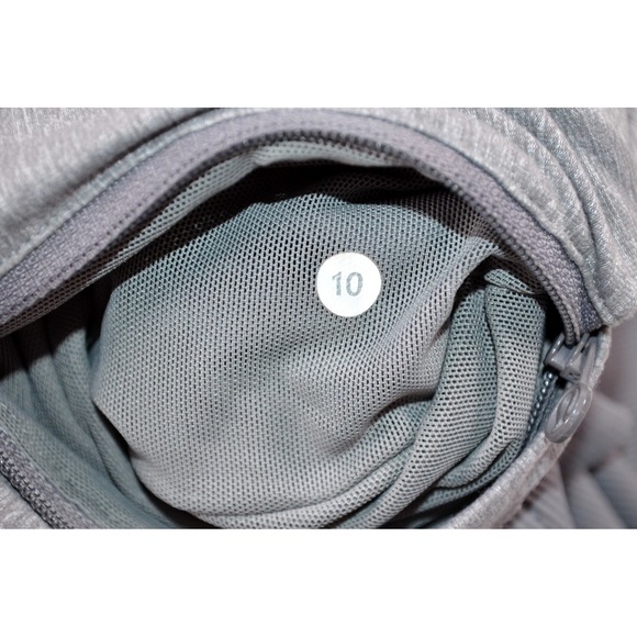 Lululemon Full Zip Lightweight Hoodie Jacket Womens 10 Gray Active Yoga Athletic - Picture 14 of 14